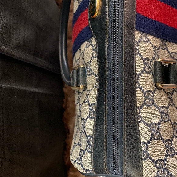 Gucci Authentic Blue Boston Bag - Picture 8 of 11